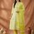 Women Floral Printed Regular Thread Work Pure Cotton Kurta with Trousers