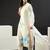 Women Floral Printed Regular Sequinned Linen Kurta with Trousers & With Dupatta