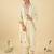 Women Floral Embroidered Pure Cotton Kurta with Trousers & With Dupatta