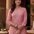 Women Floral Embroidered Regular Thread Work Kurta with Trousers