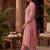 Women Floral Embroidered Regular Thread Work Kurta with Trousers