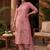 Women Floral Embroidered Regular Thread Work Kurta with Trousers