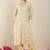 Floral Printed Pure Cotton Straight Kurta With Trousers & Dupatta