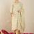 Floral Printed Pure Cotton Straight Kurta With Trousers & Dupatta