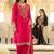 Women Ethnic Motifs Embroidered Regular Beads and Stones Kurta with Salwar & With Dupatta