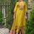 Women Floral Embroidered Regular Thread Work Liva Kurta with Trousers & Dupatta