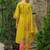 Women Floral Embroidered Regular Thread Work Liva Kurta with Trousers & Dupatta