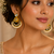 Meenakari Kundan Pearl Chandbali