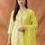 Women Floral Printed Regular Thread Work Pure Cotton Kurta with Trousers