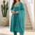 Women Ethnic Motifs Embroidered Empire Thread Work Pure Cotton Kurta with Trousers & With Dupatta