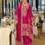 Women Ethnic Motifs Embroidered Regular Thread Work Kurta with Palazzos & With Dupatta