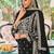 Floral Embroidered Round Neck Mirror Work Straight Kurta With Palazzos & Dupatta