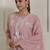 Women Floral Embroidered Pure Cotton Kurta with Trousers & With Dupatta
