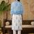 Women Floral Printed Regular Sequinned Pure Cotton Kurta with Trousers & With Dupatta