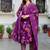Women Floral Printed Regular  Cotton Kurta with Trousers & With Dupatta
