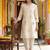 Women Floral Printed Regular Thread Work Kurta with Dhoti Pants