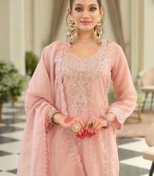 Women Ethnic Motifs Embroidered Kurta with Trousers & Dupatta