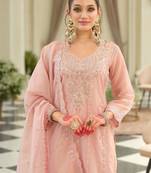 Women Ethnic Motifs Embroidered Kurta with Trousers & Dupatta