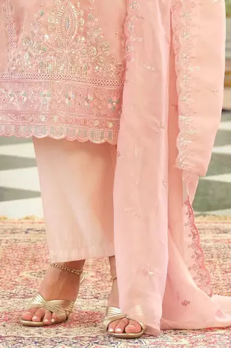 Women Ethnic Motifs Embroidered Kurta with Trousers & Dupatta