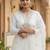 Floral Embroidered Notch Neck Sequinned Straight Kurta With Trousers & Dupatta