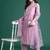 Floral Embroidered Kurta with Trousers & Dupatta
