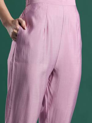 Floral Embroidered Kurta with Trousers & Dupatta 3
