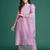 Floral Embroidered Kurta with Trousers & Dupatta