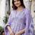 Floral Printed Panelled Square Neck Pure Cotton Kurta With Trousers & Dupatta