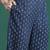 Ethnic Motifs Printed Panelled Beads & Stones Pure Cotton Kurta with Trousers