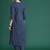 Ethnic Motifs Printed Panelled Beads & Stones Pure Cotton Kurta with Trousers