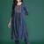Ethnic Motifs Printed Panelled Beads & Stones Pure Cotton Kurta with Trousers