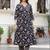 Women Floral Printed Angrakha Pure Cotton Kurta with Trousers & With Dupatta