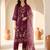 Women Floral Embroidered Regular Thread Work Pure Silk Kurta with Trousers & With Dupatta
