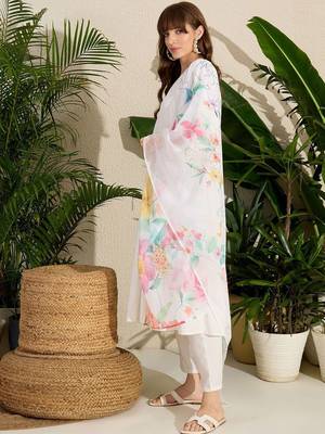 Kurta with Trousers & With Dupatta 3