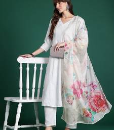 Anarkali Kurta with Trousers & With Dupatta