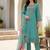 Women Floral Embroidered Regular Thread Work Kurta with Trousers & With Dupatta