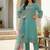 Women Floral Embroidered Regular Thread Work Kurta with Trousers & With Dupatta