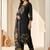 Women Floral Embroidered Regular Thread Work Pure Cotton Kurta with Trousers & With Dupatta