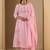 Women Floral Embroidered Panelled Thread Work Pure Cotton Kurta with Trousers & With Dupatta