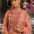 Women Floral Embroidered Regular Thread Work Chanderi Cotton Kurta with Trousers & With Dupatta