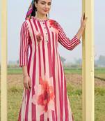Women Printed Regular Pure Cotton Kurta with Trousers