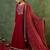 Women Ethnic Motifs Embroidered Panelled Thread Work Kurta with Trousers & With Dupatta