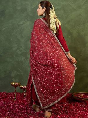 Women Ethnic Motifs Embroidered Panelled Thread Work Kurta with Trousers & With Dupatta 5