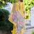 Women Ethnic Motifs Printed Regular Thread Work Linen Kurta with Trousers & With Dupatta