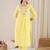 Women Floral Embroidered Empire Mirror Work Pure Cotton Kurta with Trousers & With Dupatta