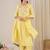 Women Floral Embroidered Empire Mirror Work Pure Cotton Kurta with Trousers & With Dupatta