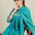 Women Floral Embroidered Panelled Beads and Stones Pure Cotton Kurta with Trousers & With Dupatta