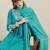 Women Floral Embroidered Panelled Beads and Stones Pure Cotton Kurta with Trousers & With Dupatta