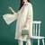 Floral Embroidered Pure Cotton Kurta with Trousers & Dupatta