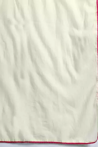 Floral Embroidered Pure Cotton Kurta with Trousers & Dupatta